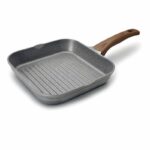 GRILL ALUMINIUM FONDU INDUCT.STILO 28 CM