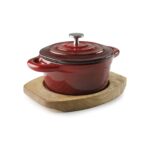 Faitout Fonte Emaille Rouge Ø10 cm