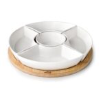 Plat 5 compartiments avec base
