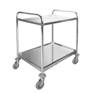 CHARIOT DE SERVICE AMOVIBLE 2 PLATEAUX