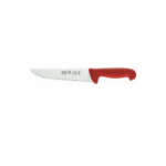 COUTEAU DE BOUCHER ROUGE 16 CM