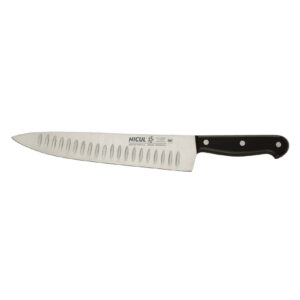 COUTEAU DE CHEF, ALVEOLE 25 CM NOIR
