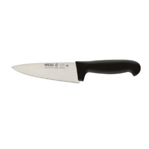 COUTEAU DE CHEF / CUISINE 25 CM NOIR