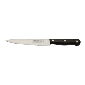 COUTEAU TRANCHELARD/ FILET DE SOLE 25 CM NOIR