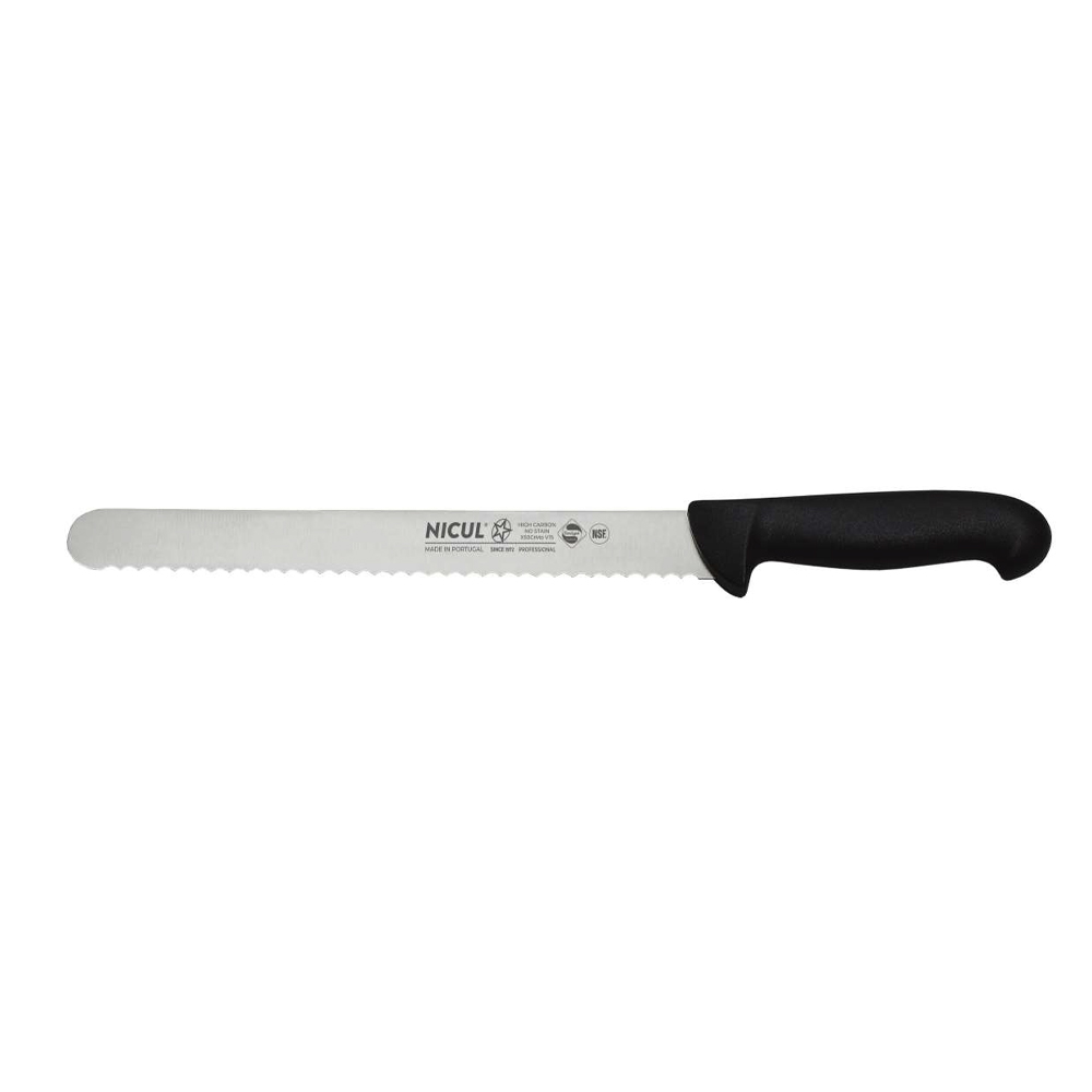 TRANCHEUR A ROTI, DENTEE 3 CM NOIR - AWANY TRADE