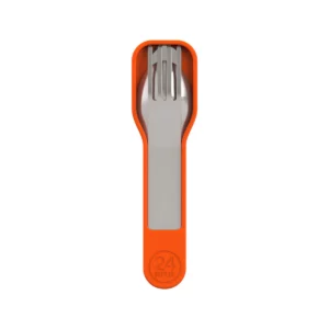 CUTLERY SET ORANGE